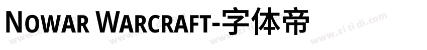 Nowar Warcraft字体转换